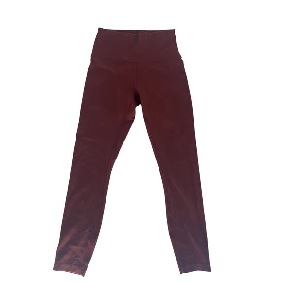 Lululemon Legging Bundle – 3 Pairs (Teal, Red, Light Green) Size 6 - Picture 7 of 14